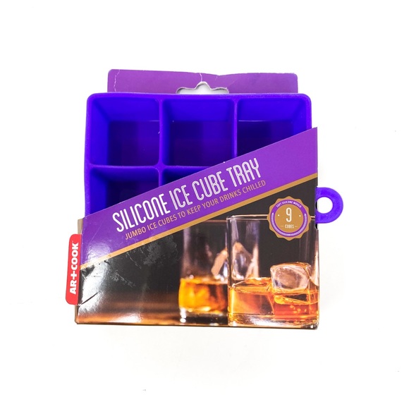 Art & Cool Set Of 2 Silicone Ice Cube Trays - Picture 3 of 4